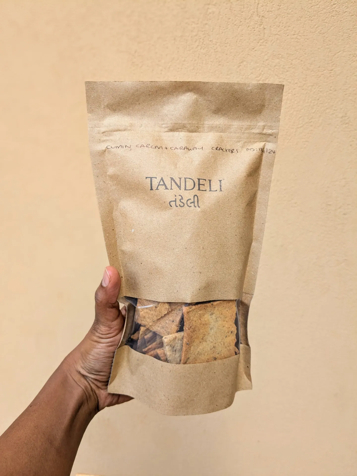 Fennel & Sesame Sourdough Crackers