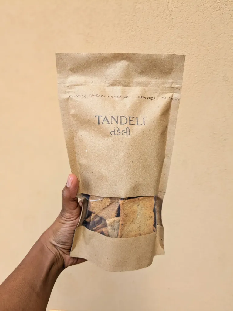 Spiced Pumpkin Seed Sourdough Crackers