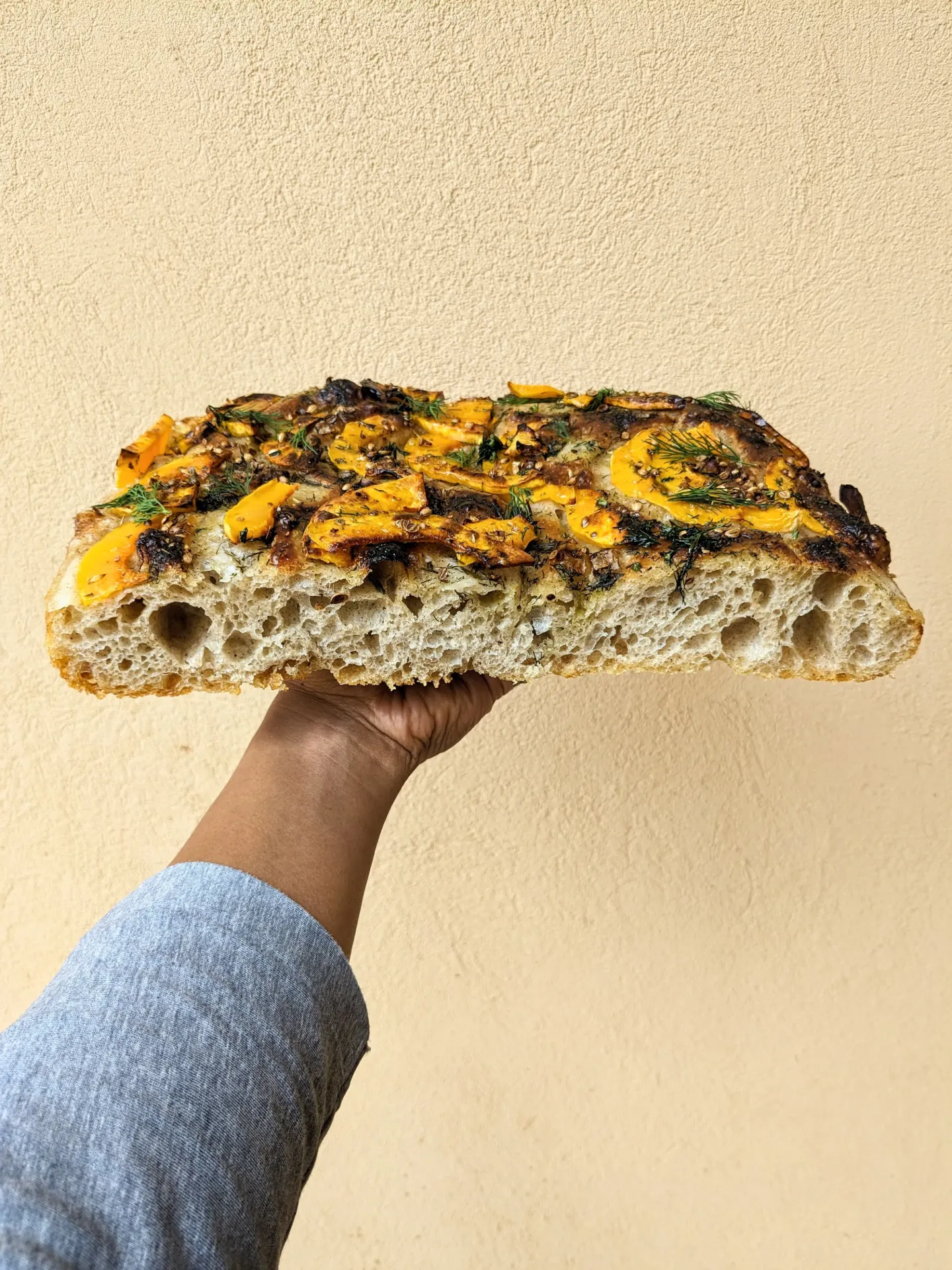 Weekly Special Focaccia (Beetroot, honey, dill & sesame)